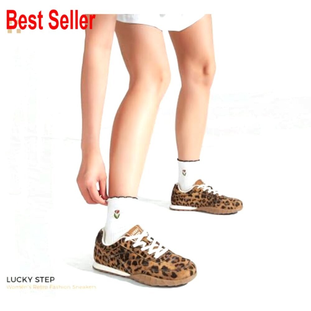 Women's Retro Fashion Sneakers Thin Sole Anti-Slip Comfortable Walking Shoes - Picture 3 of 7